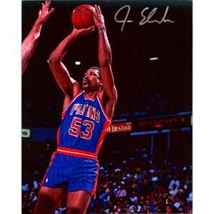 James Edwards Signed 8x10 Photo Detroit Pistons NBA Autographed Picture Proof
